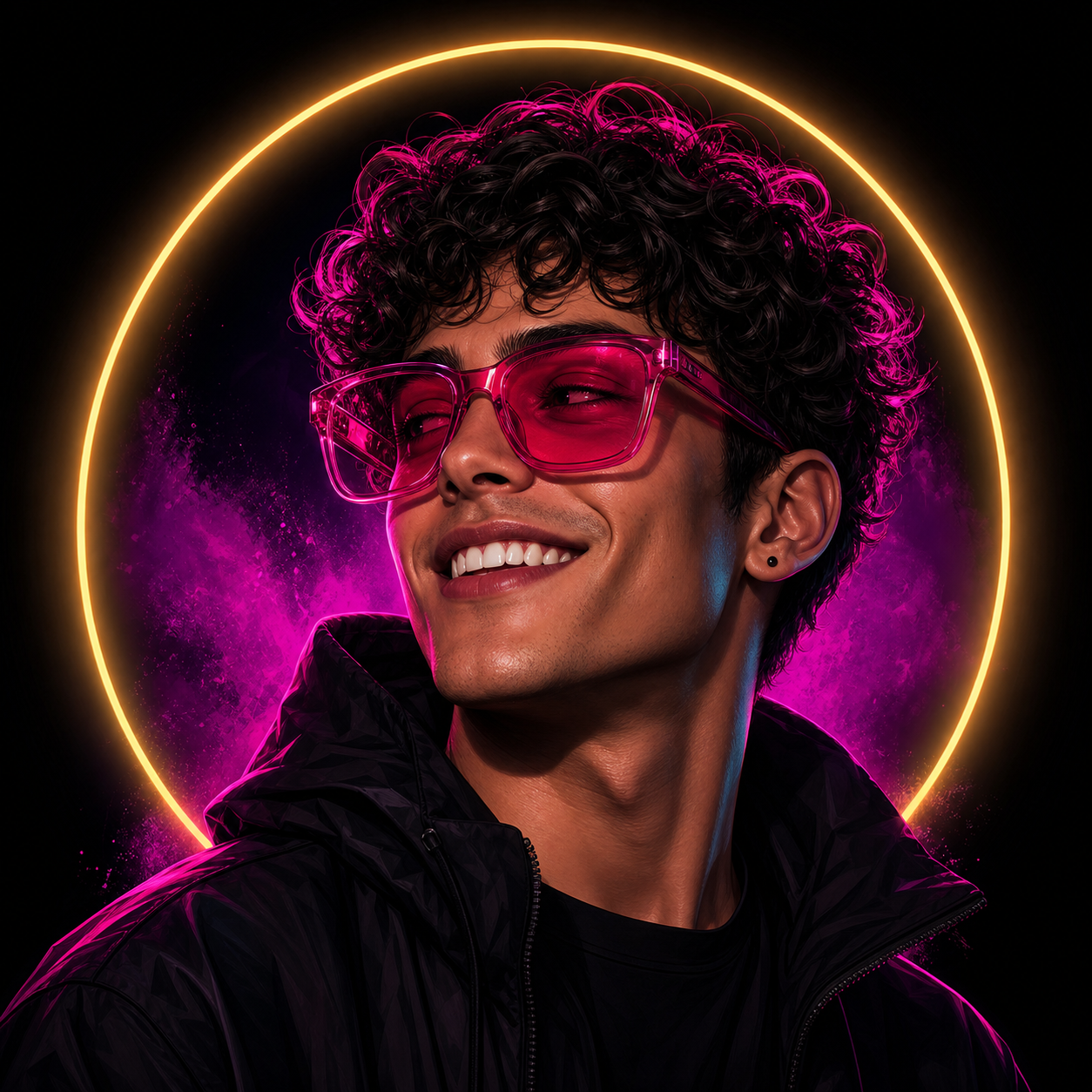 Illustrated portrait of glam.escape